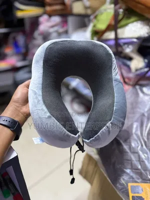 Grey Good Quality Micro Fibre Neck Pillows