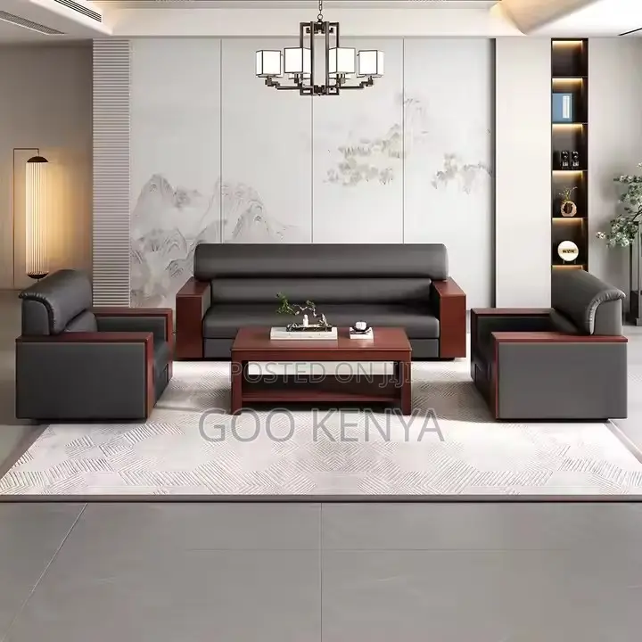 Office Sofa ; Luxury Modern Leather Office Sofa