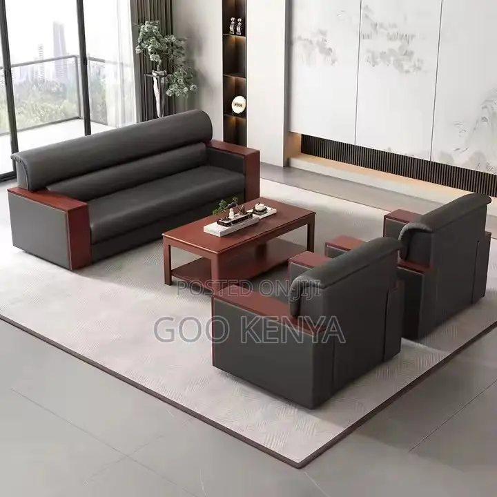 Office Sofa ; Luxury Modern Leather Office Sofa