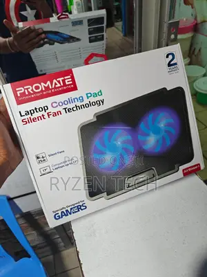 Promate Laptop Stand With Cooling Fan
