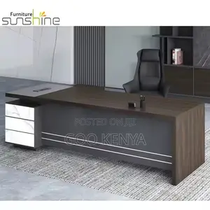 Office Desk ; Luxury L-Shaped Executive Ceo Desk