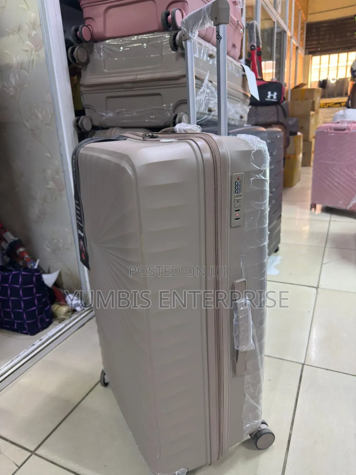 Beige Color Large Suitcase Height 72cm KSH 4500