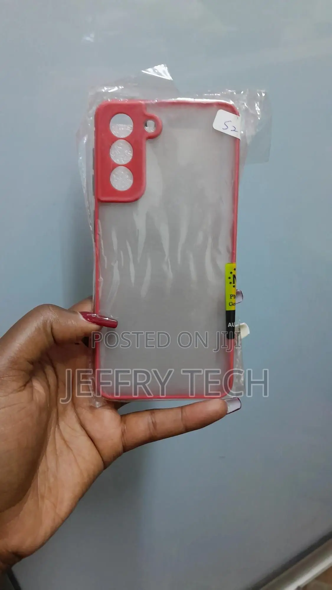 My Choice Case for Samsung Galaxy S21 Transluscent -Red