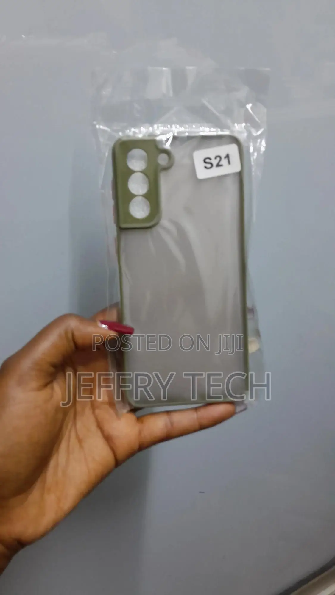 Tokifu My Choice Case for Samsung S21 Transluscent-Green