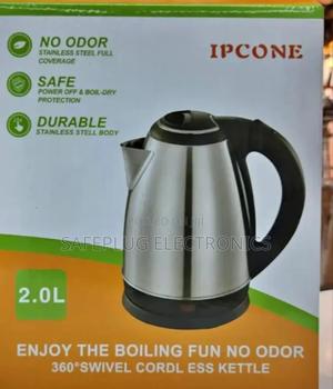 Electric Water Kettle 2l, Ipcone, Stainless - main view