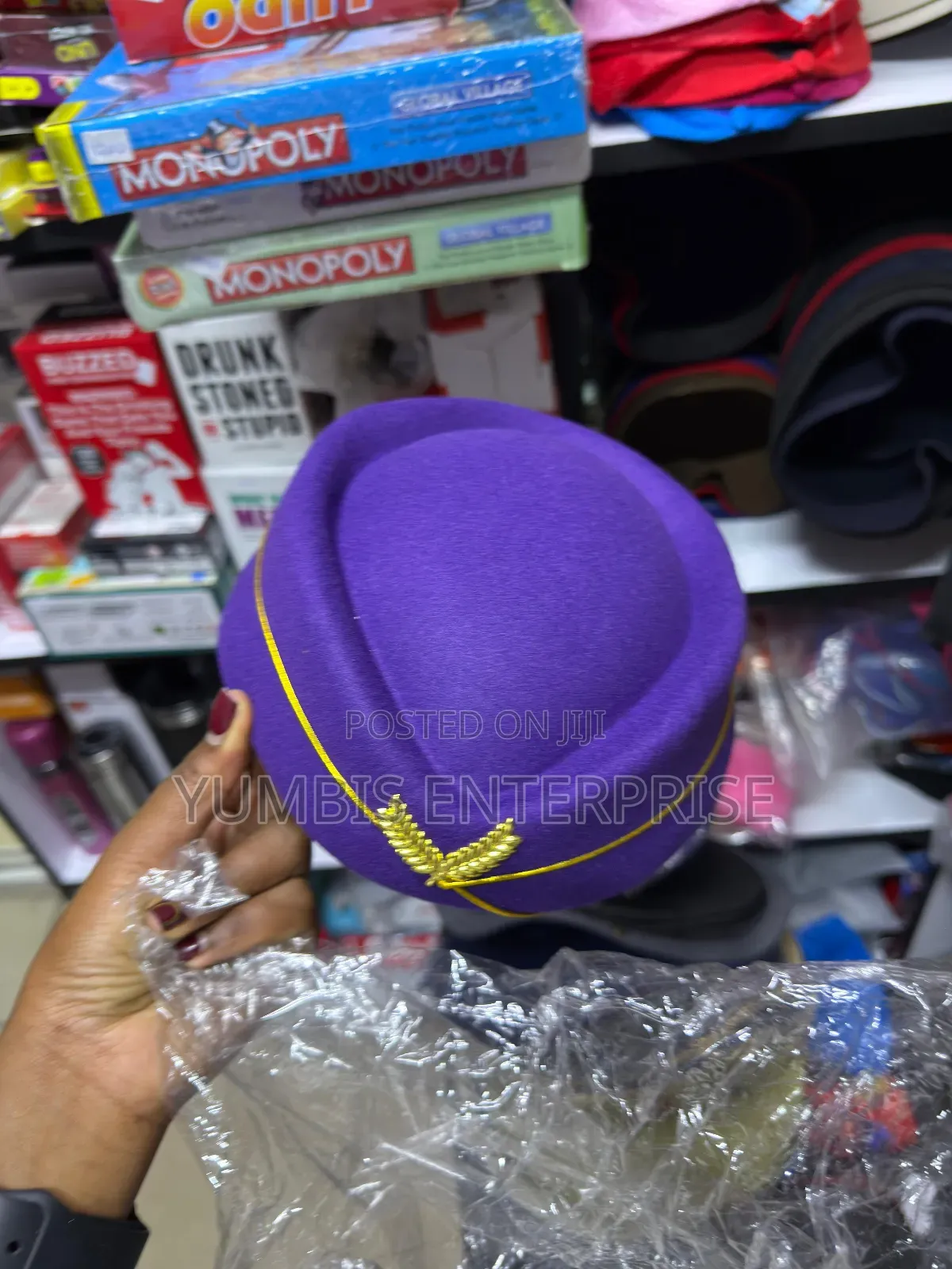 Purple Hostess Hats