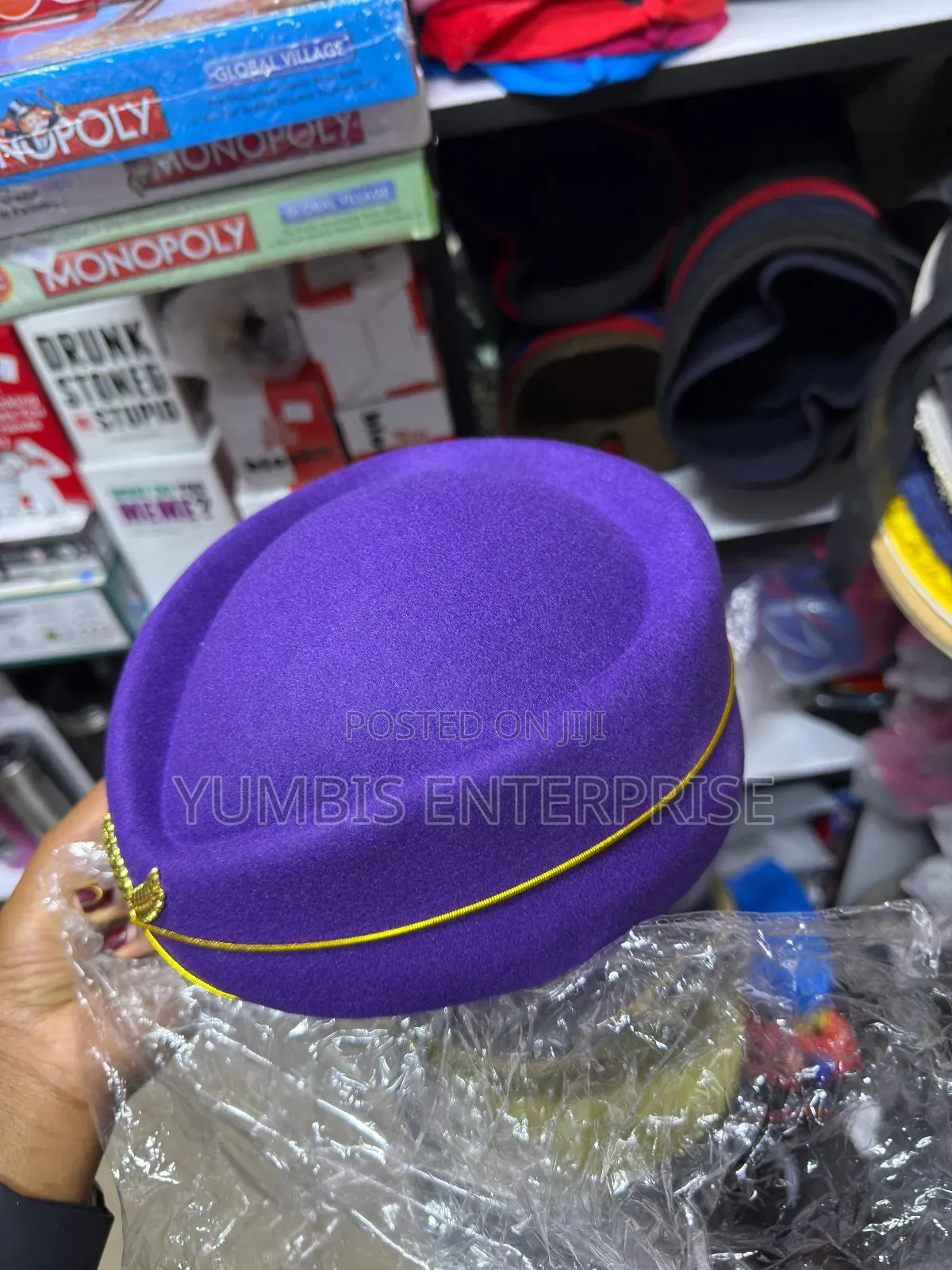 Purple Hostess Hats