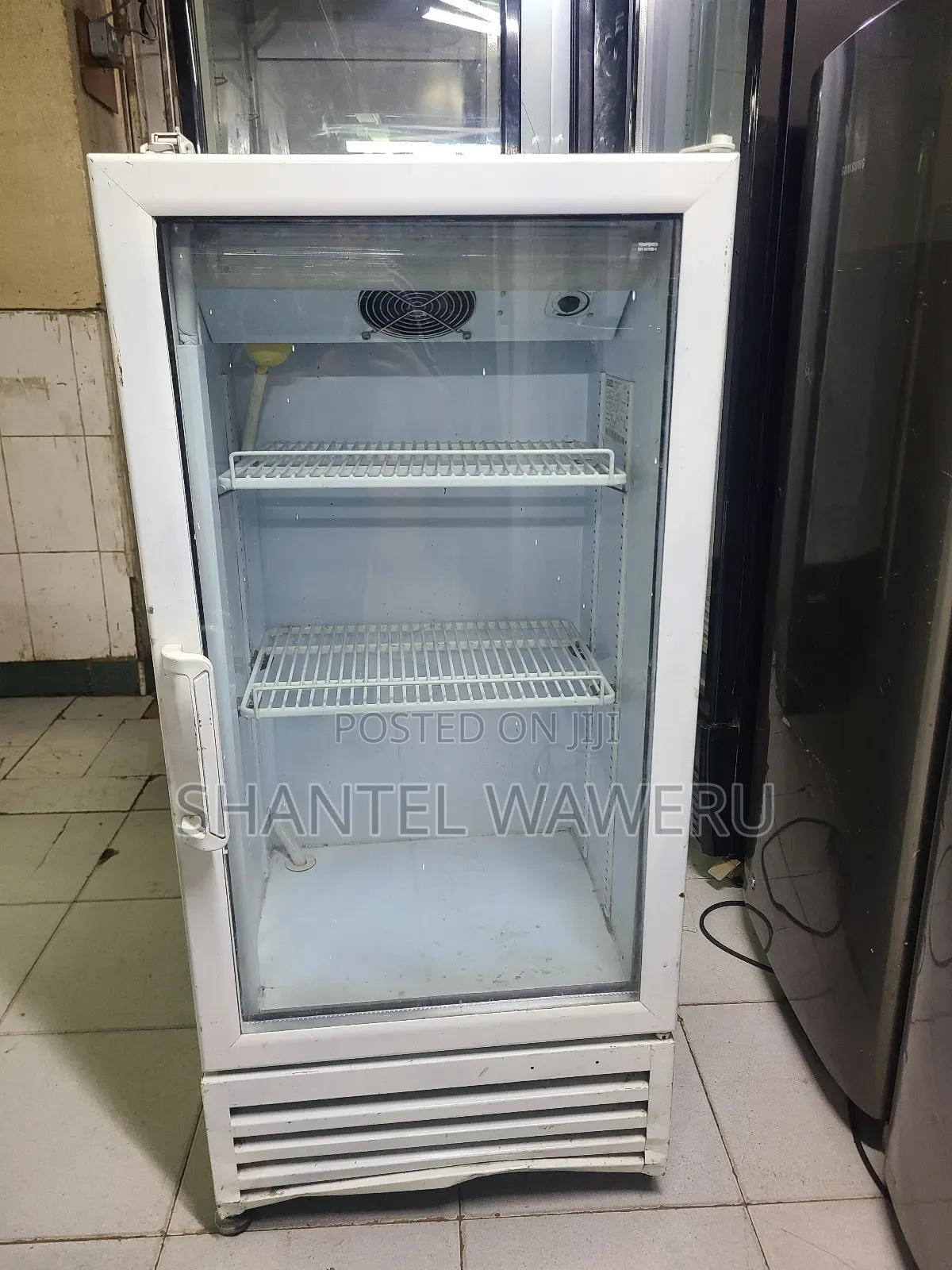 Glass Efficient Showcase Display Refrigerator