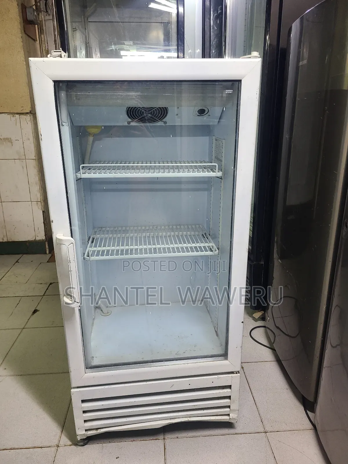 Glass Efficient Showcase Display Refrigerator