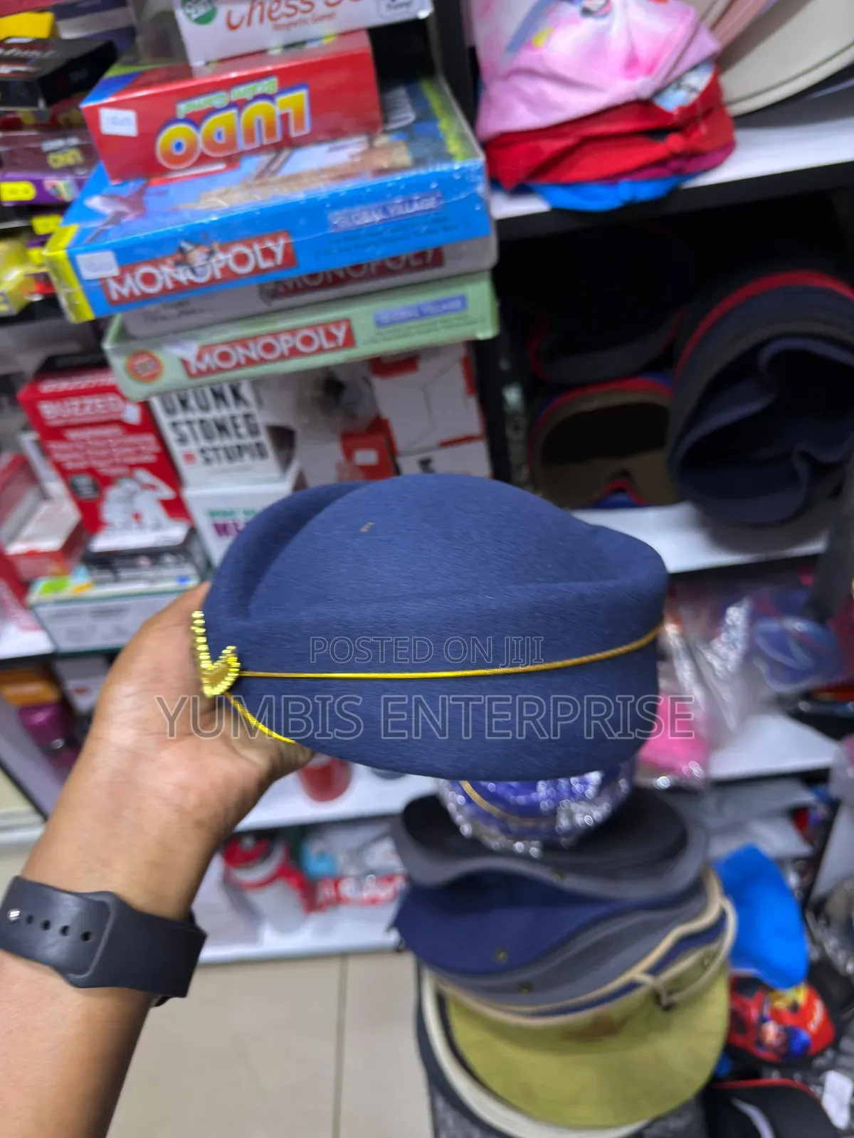 Navy Blue Hostess Hats Available