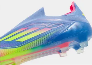 Blue Fusion, Lucid Lemon and Lucid Pink F 50 Football Boots