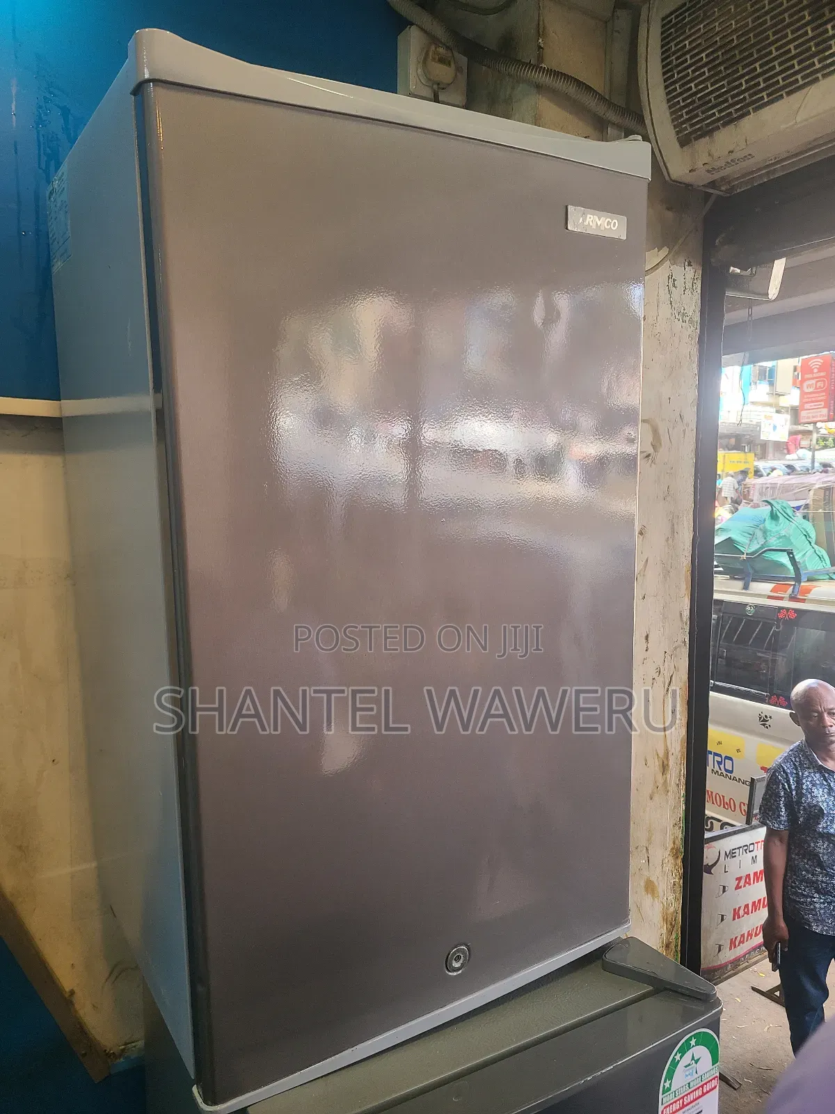 Silver Armco 90litres Refrigerator