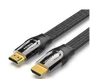 Vention Nylon Braided Flat Hdmi Cable 2m Zinc Alloy Type