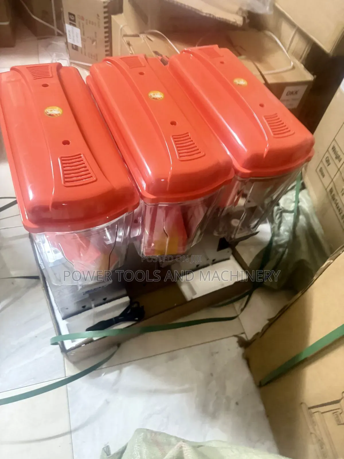 3 Column Electric Juicer Dispenser