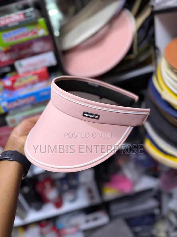 Pink Quality Sun Visor Caps - thumbnail 2