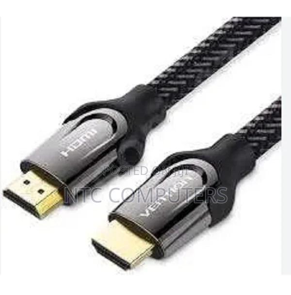 Vention Nylon Braided Hdmi Cable 2m Black Metal Type - main view