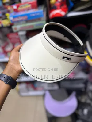 Off White Summer/Sun/Visor Caps for Women