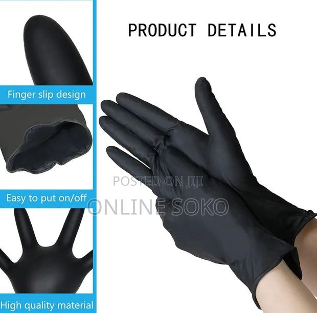 Multipurpose Powder Free Disposable Vinyl Gloves - 100 Pcs - thumbnail 3