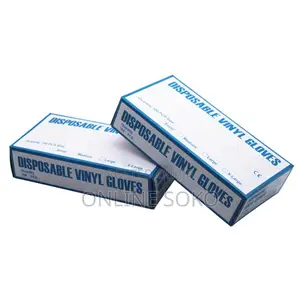 Multipurpose Powder Free Disposable Vinyl Gloves - 100 Pcs