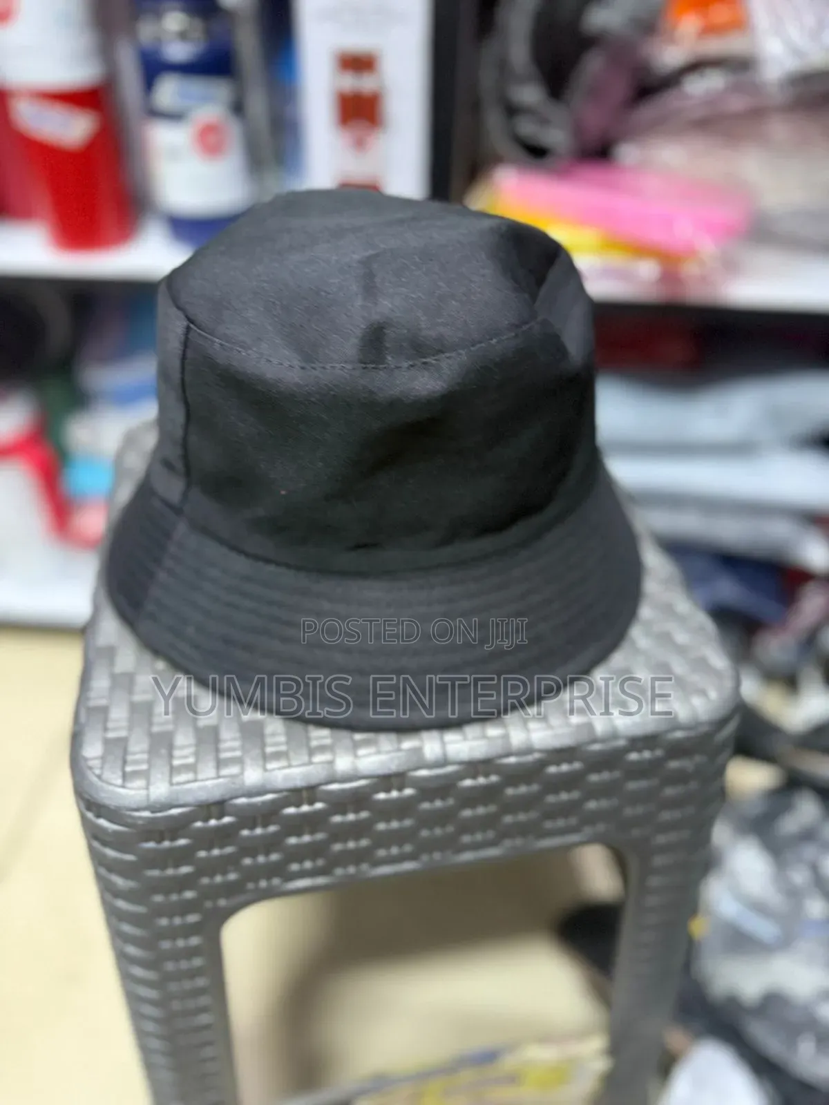 Black Unisex Bucket Hats