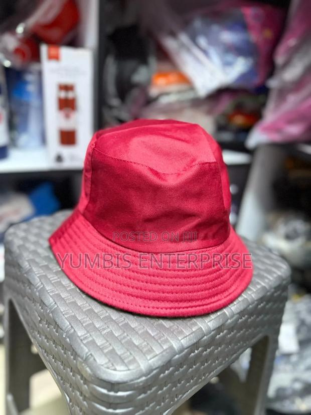 Maroon Unisex Bucket Hats - main view