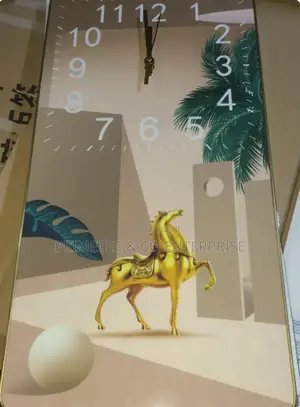 Rectangular Porcelain Elegant Clock