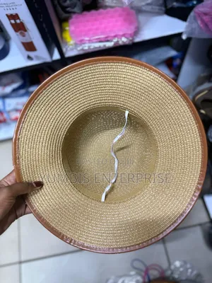 Brown Women's Summer Boater Hats