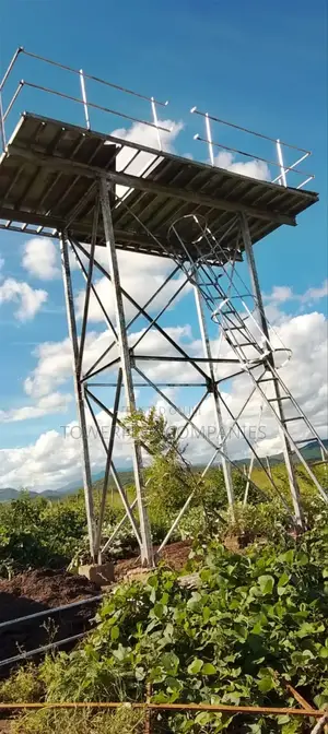 Pressed Steel Tank and Steel Tower Installation