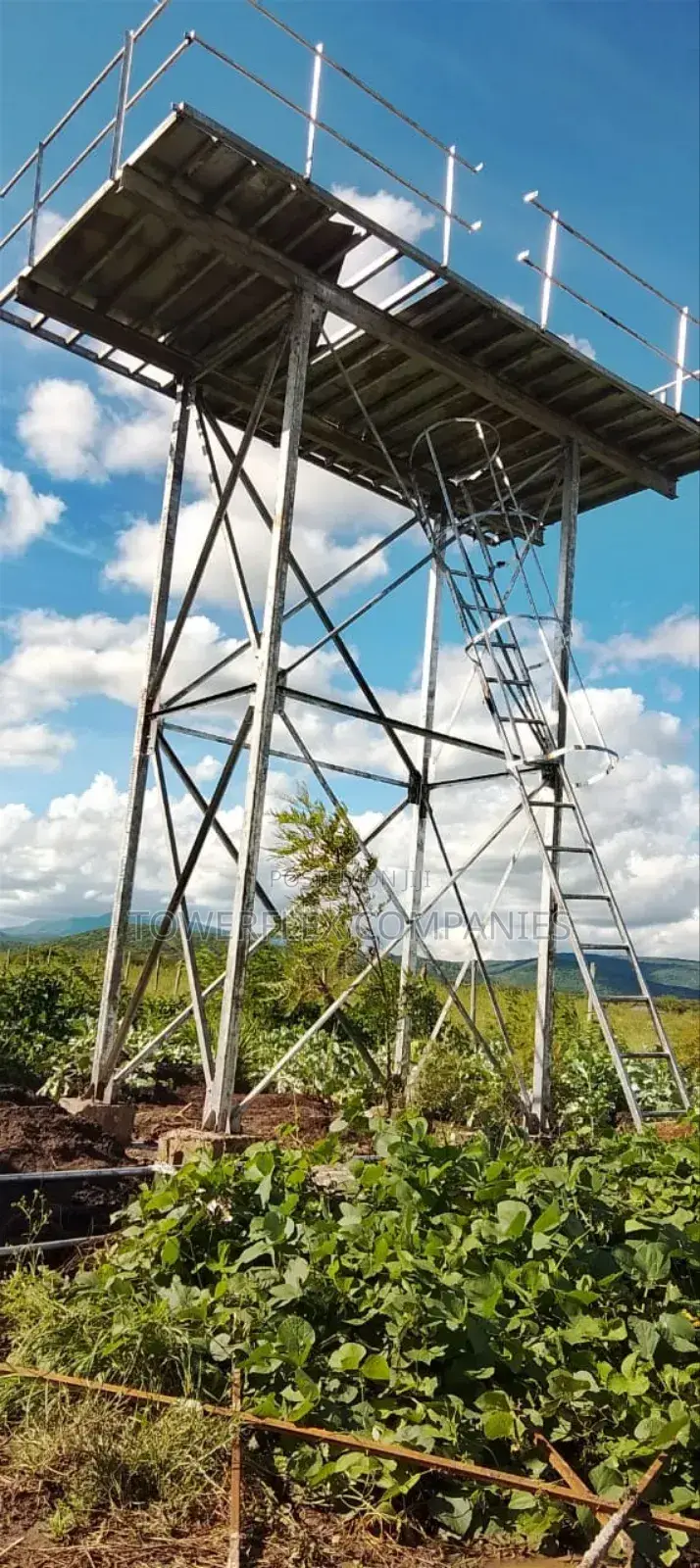 Pressed Steel Tank and Steel Tower Installation