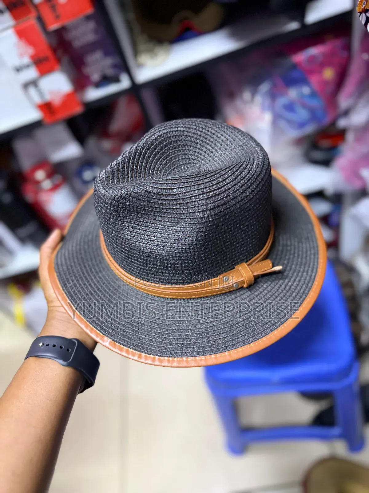Black Women's Straw Summer Straw Hats