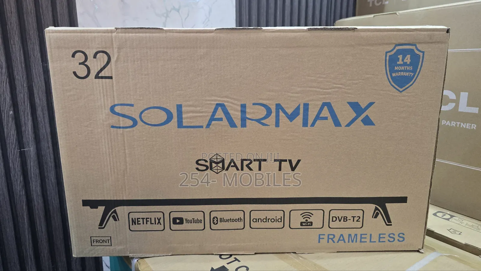 Zoom ￼ ￼ Solarmax 32” Smart Android Frameless Led Tv |