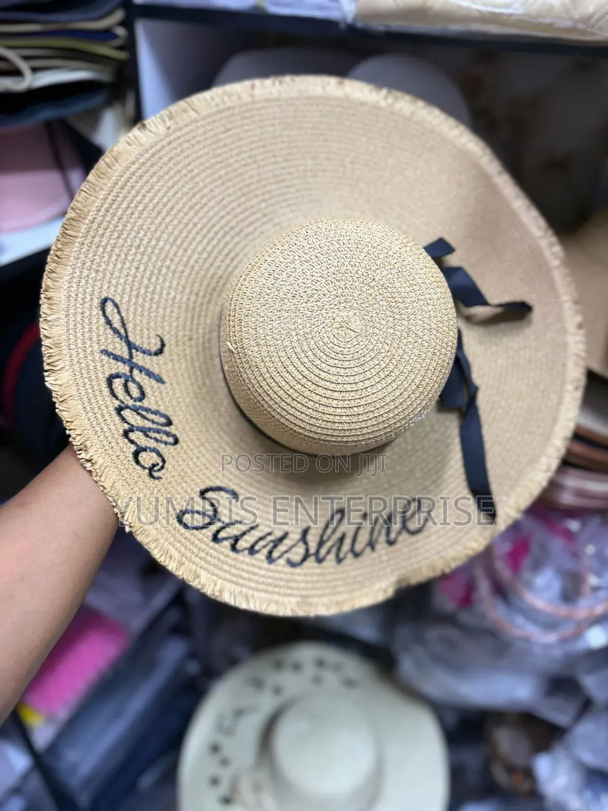 Brown Hello Sunshine Women's Summer Hats