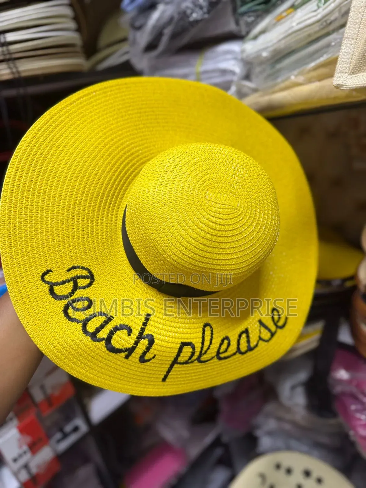 Beach Please Beach Hats in Yellow