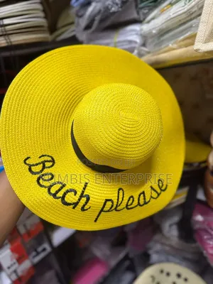 Beach Please Beach Hats in Yellow