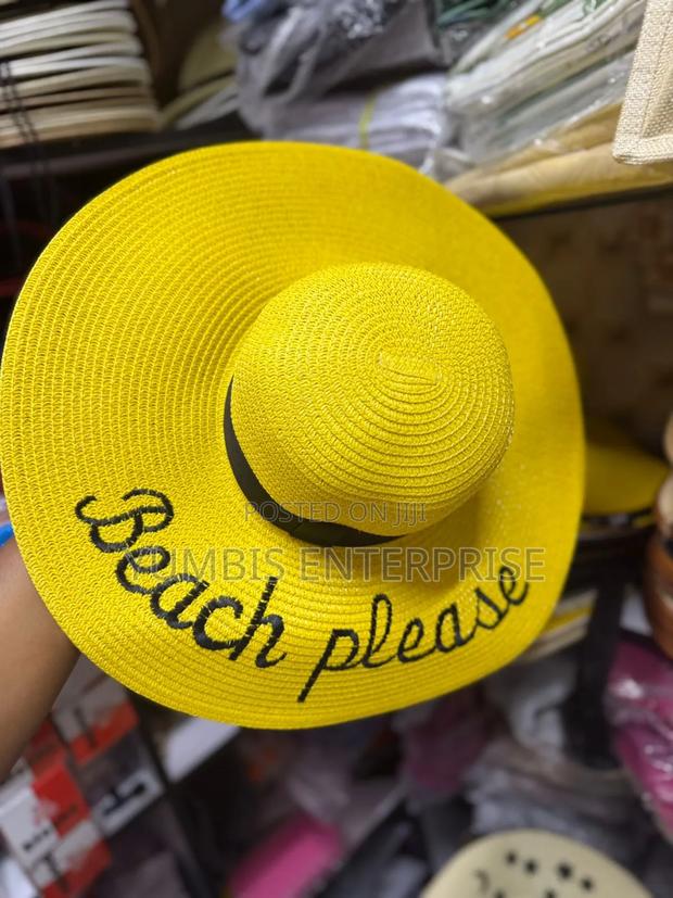 Beach Please Beach Hats in Yellow - thumbnail 2