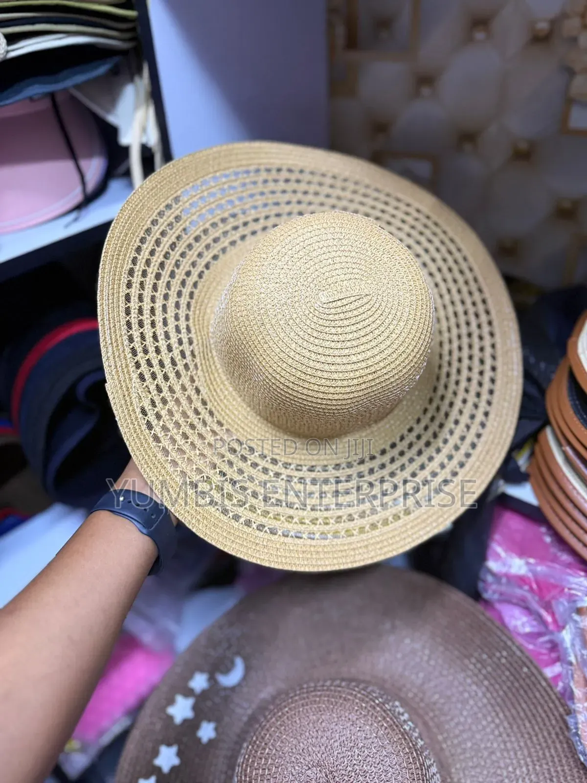 Brown Beach Hats for Ladies/Women at 850