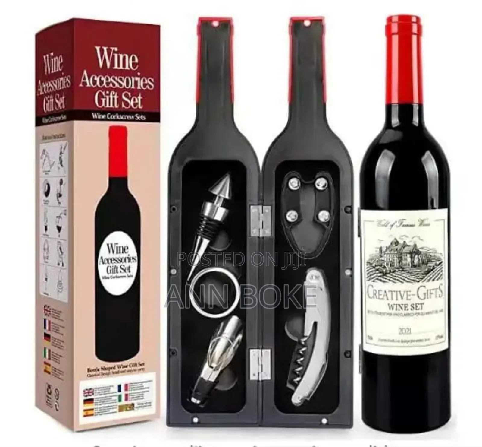 5pcs Bottle Shaped Wine Opener Gift Wine Bottle