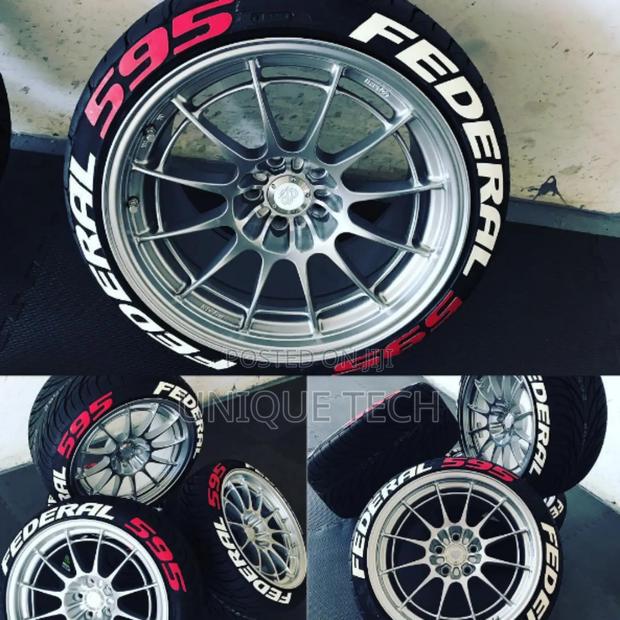 8pcs Federal Tyre Stickers