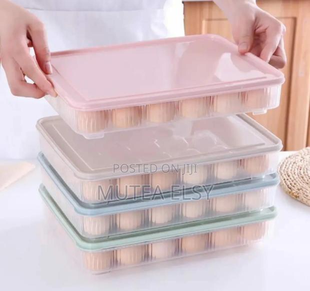 Blue,Pink Green Stackable Egg Trays - thumbnail 2