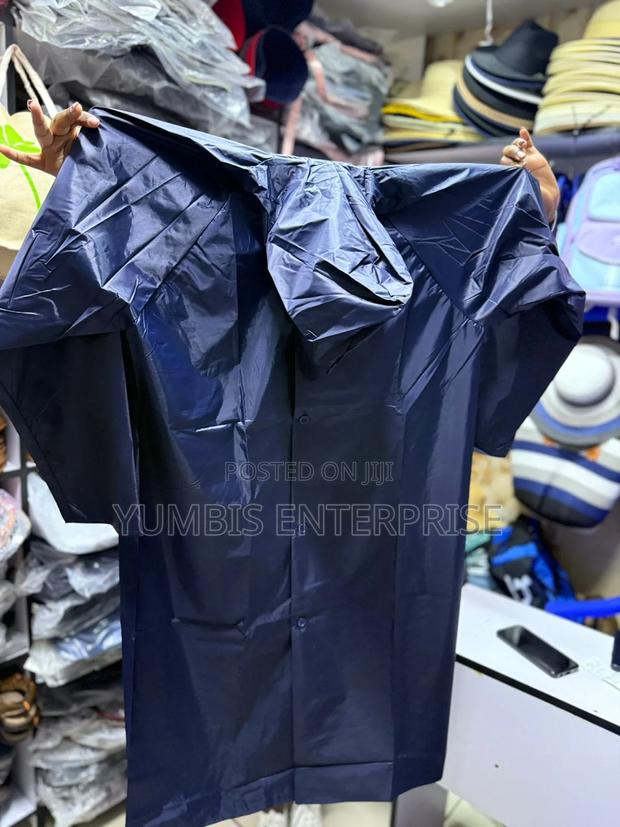 Blue Dark Good Quality Adults Raincoats Size L,Xl, Xxl