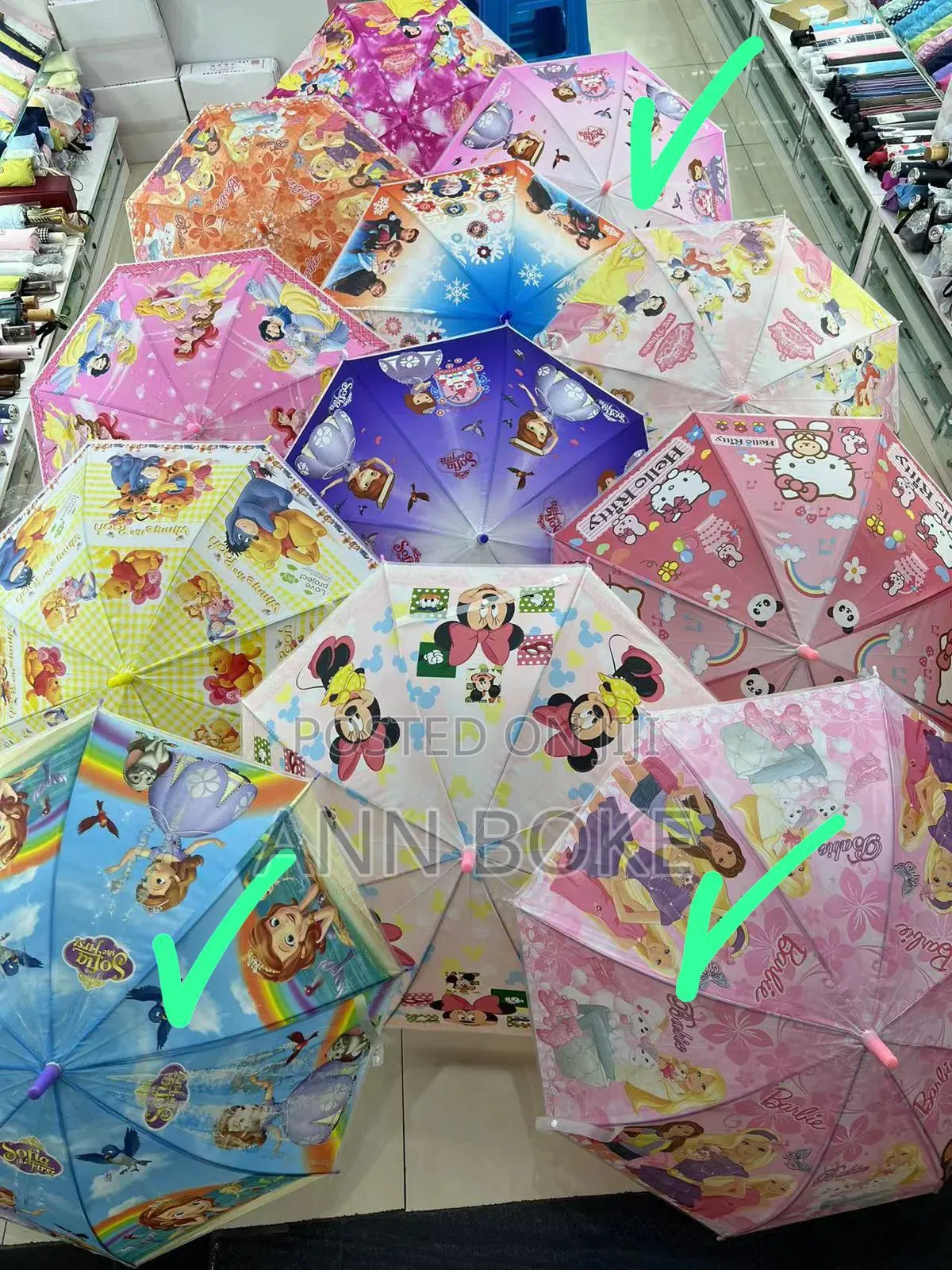 *Kids Cartoon Themed Umbrellas KSHS 600