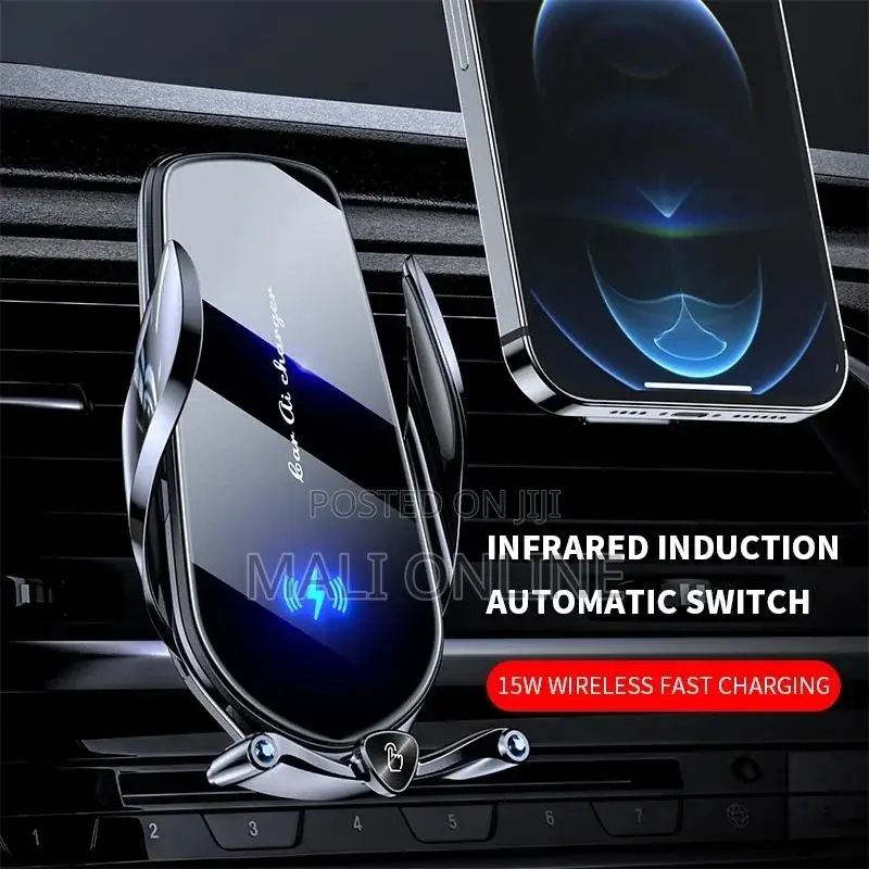 2-in-1 Car Phone Holder 15w Wireless Fast Charger