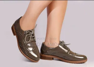 Brown Green Boyfriend's Shoes