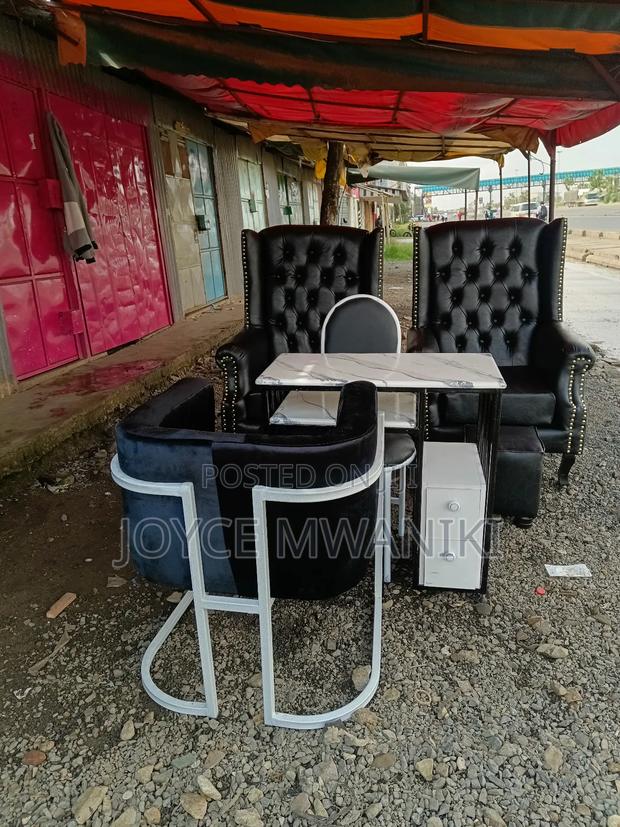 Manicure Set, Pedicure Leather Seats - main view