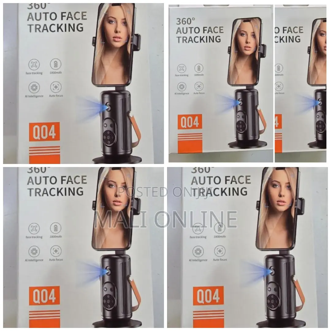 Smart Auto Face Tracking Phone Mount With Fill Light &Remote
