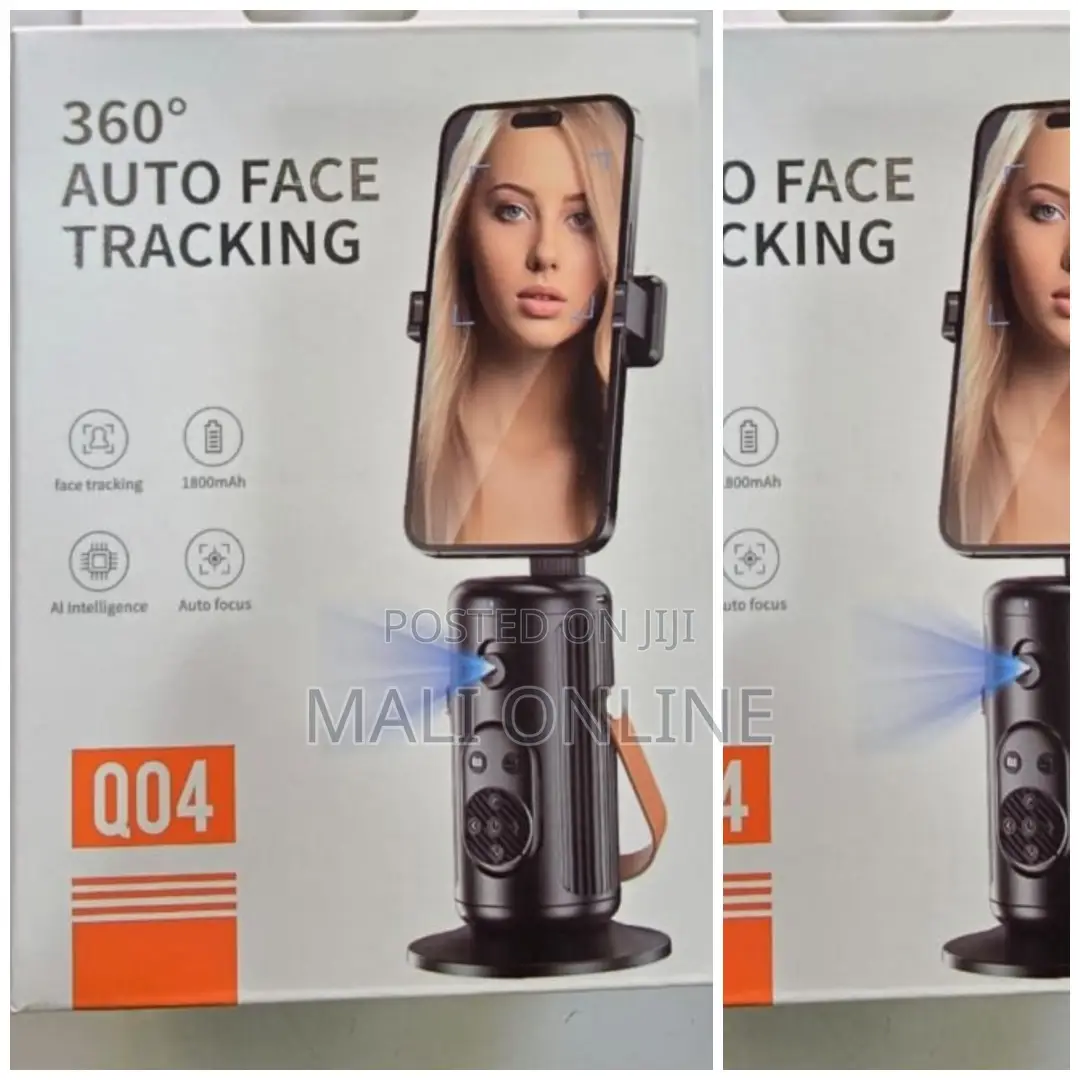 Smart Auto Face Tracking Phone Mount With Fill Light &Remote