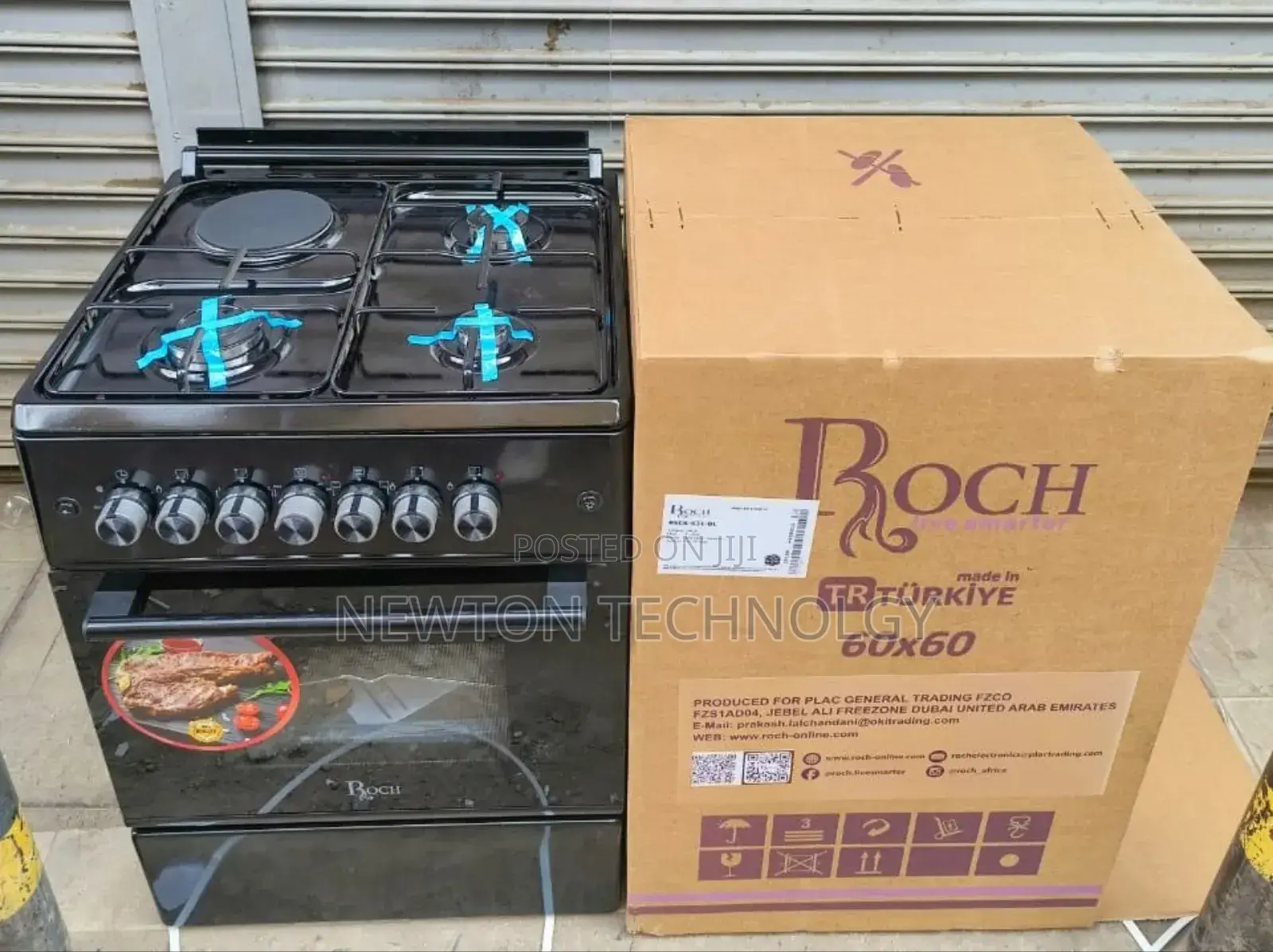 Roch Black 50×55 Standing 3+1 Cooker
