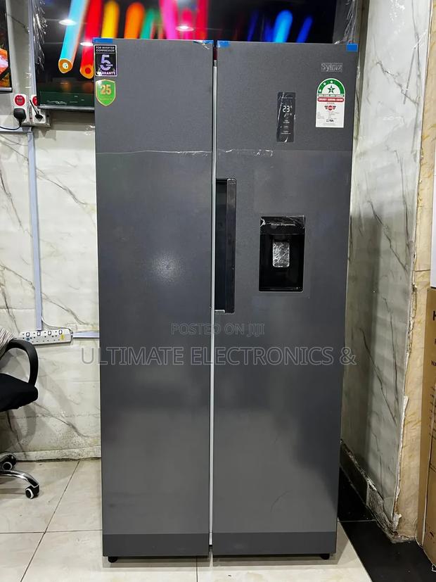 Syinix Fridge Side by Side 460l With Water Dispenser