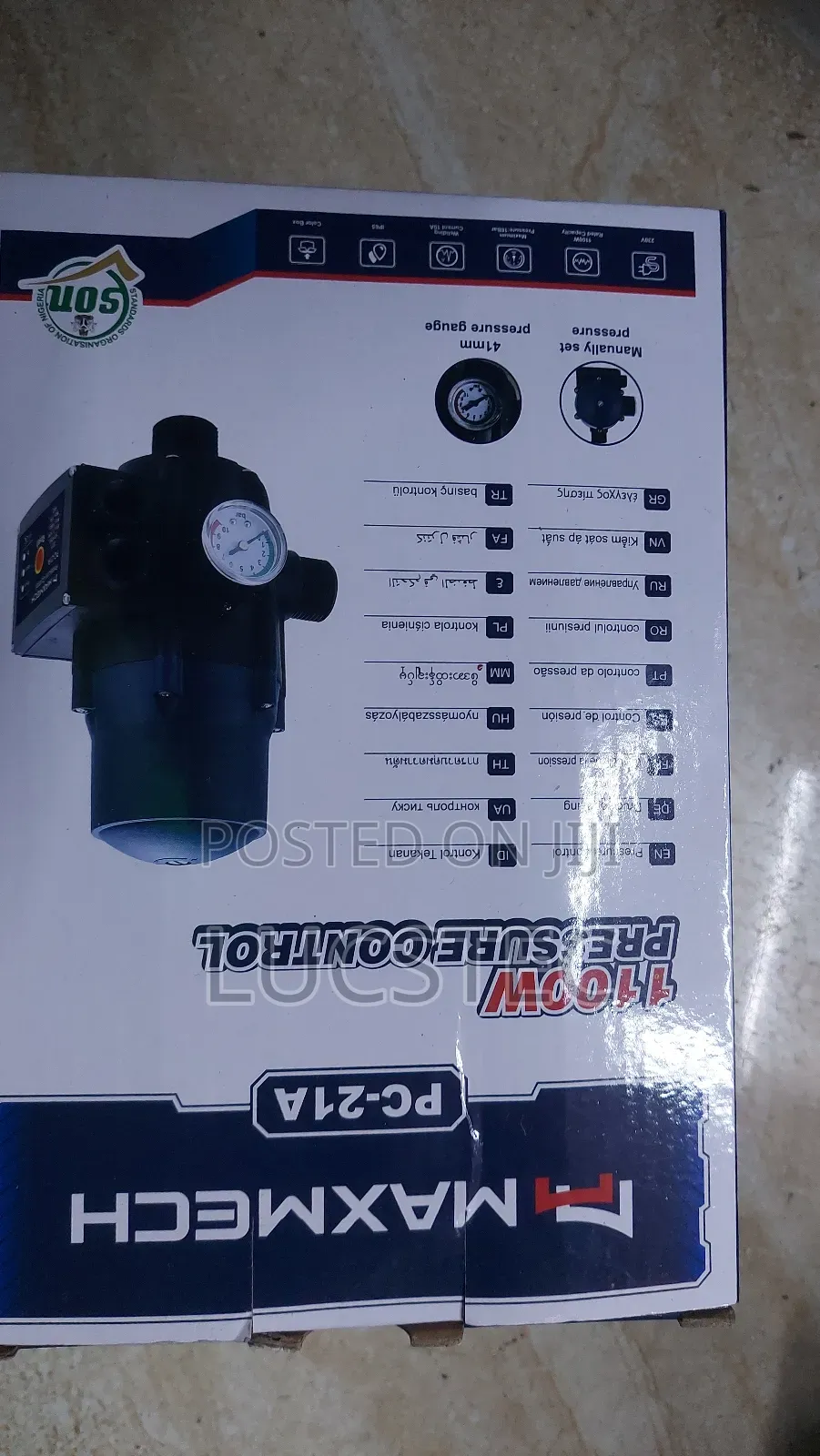 Boosterpump Controller With Gauge