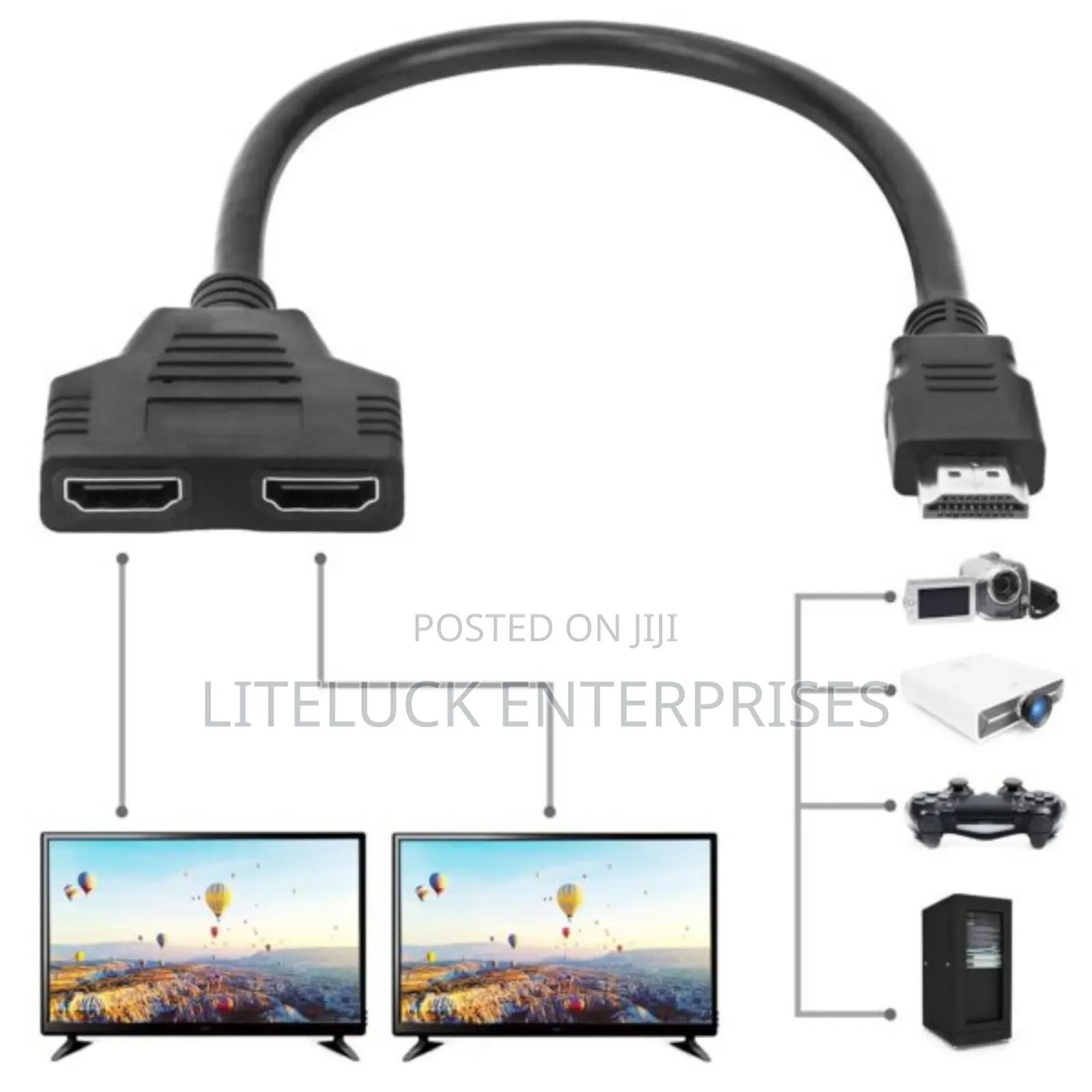 Hdmi Splitter 2port Cable